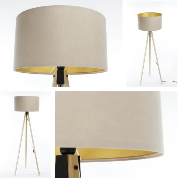 Lampada da terra STANDART 1xE27/60W/230V beige