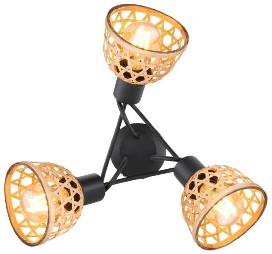 Globo 54053-3D - Lampadario a plafone WENNA 3xE27/15W/230V