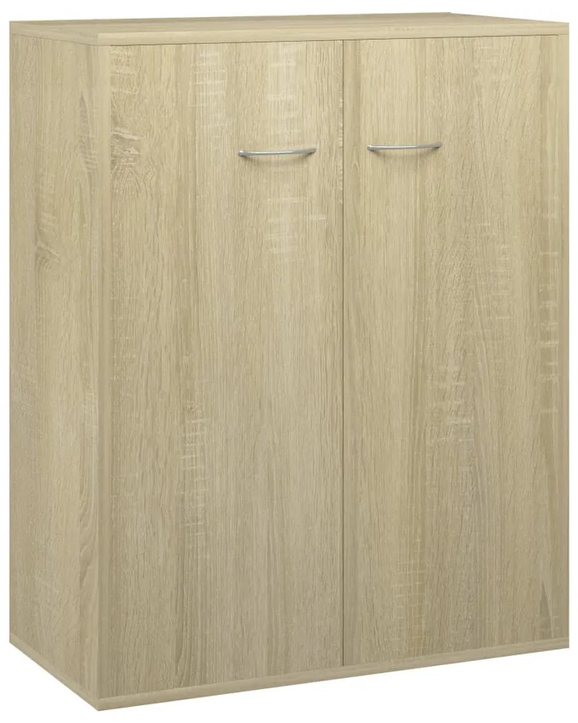 Credenza rovere sonoma 60x30x75 cm in truciolato