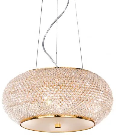 Ideal Lux -  Pasha' SP6  - Lampada a sospensione con perle di cristallo