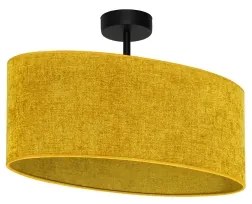 Duolla - Lampadario a plafone OVAL 1xE27/15W/230V marrone