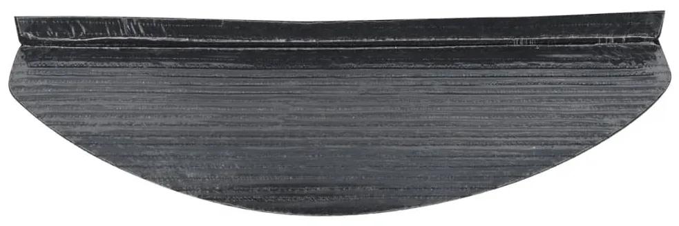 Tappetini Autoadesivi per Scale 15 pz 65x22,5x3,5 cm Neri
