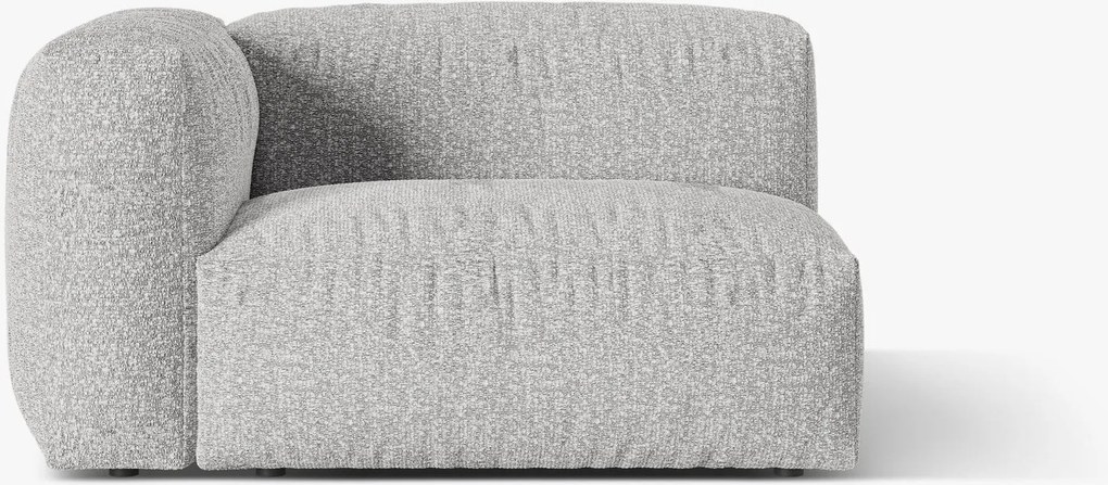 Modulo con bracciolo Martina in Bouclé Baloo – 120x106 cm