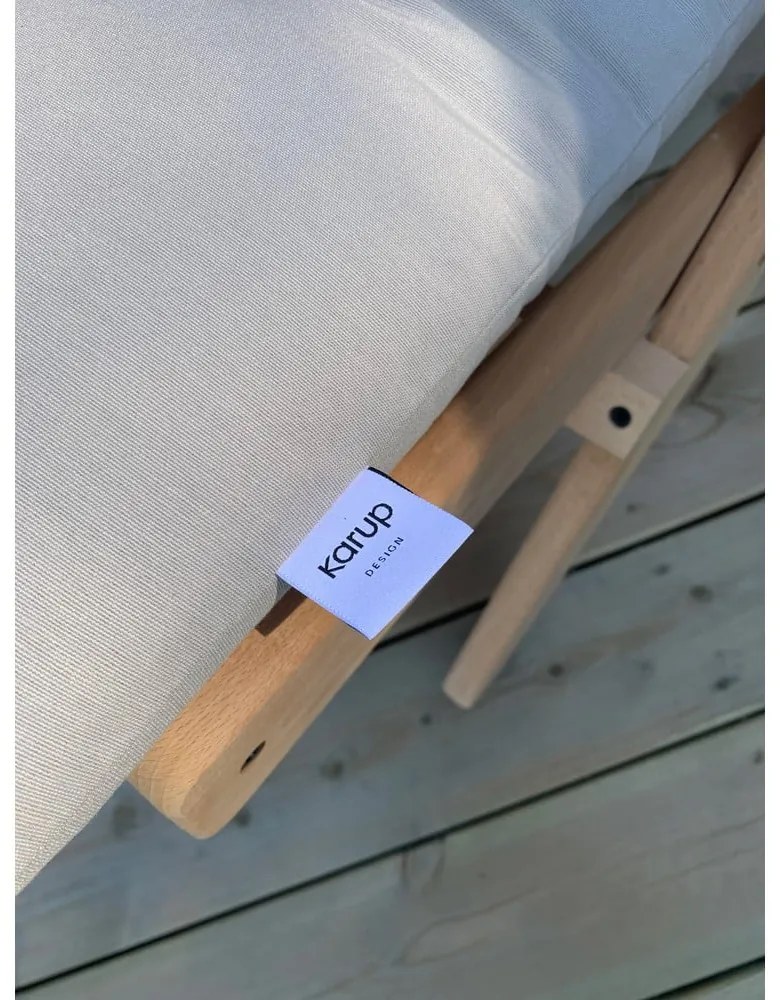 Sedia pieghevole Raw/Clay Brown Boogie - Karup Design