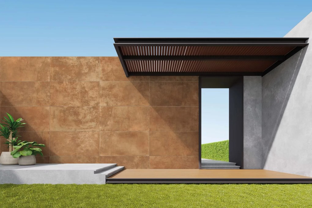 Gres Porcellanato Effetto Metallo Corten 60x120 - MTGP-0001