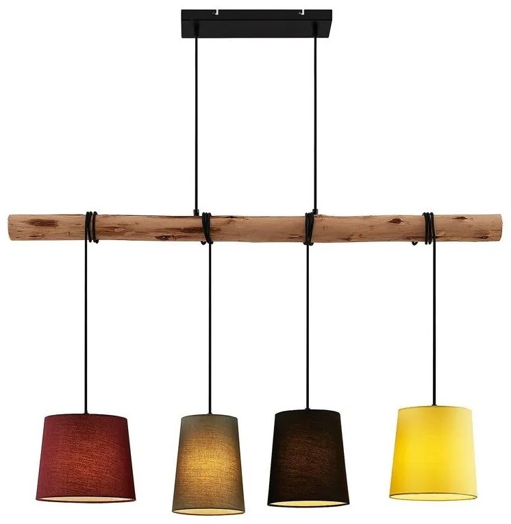 Lindby - Moskau 4 Lampada a Sospensione Red/Grey/Black/Yellow Lindby