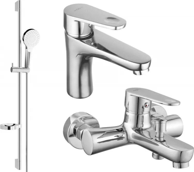 Mexen Kama DS05 set da bagno, cromo - 72503DS05-00