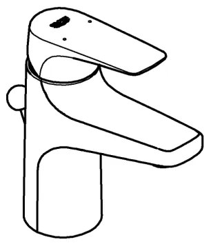 GROHE 23809000 - START FLOW Miscelatore lavabo DN 15, cromo lucido