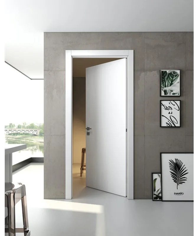 Porta battente Pisa bianco L 60 x H 210 cm reversibile