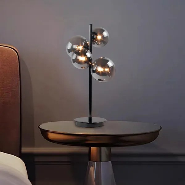 Wofi 8014.04.24.9000 - Lampada da tavolo LED 4xG9/3W/230V nero