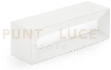 Hermione applique da parete 1 luce attacco g9 in gesso colore bianc...