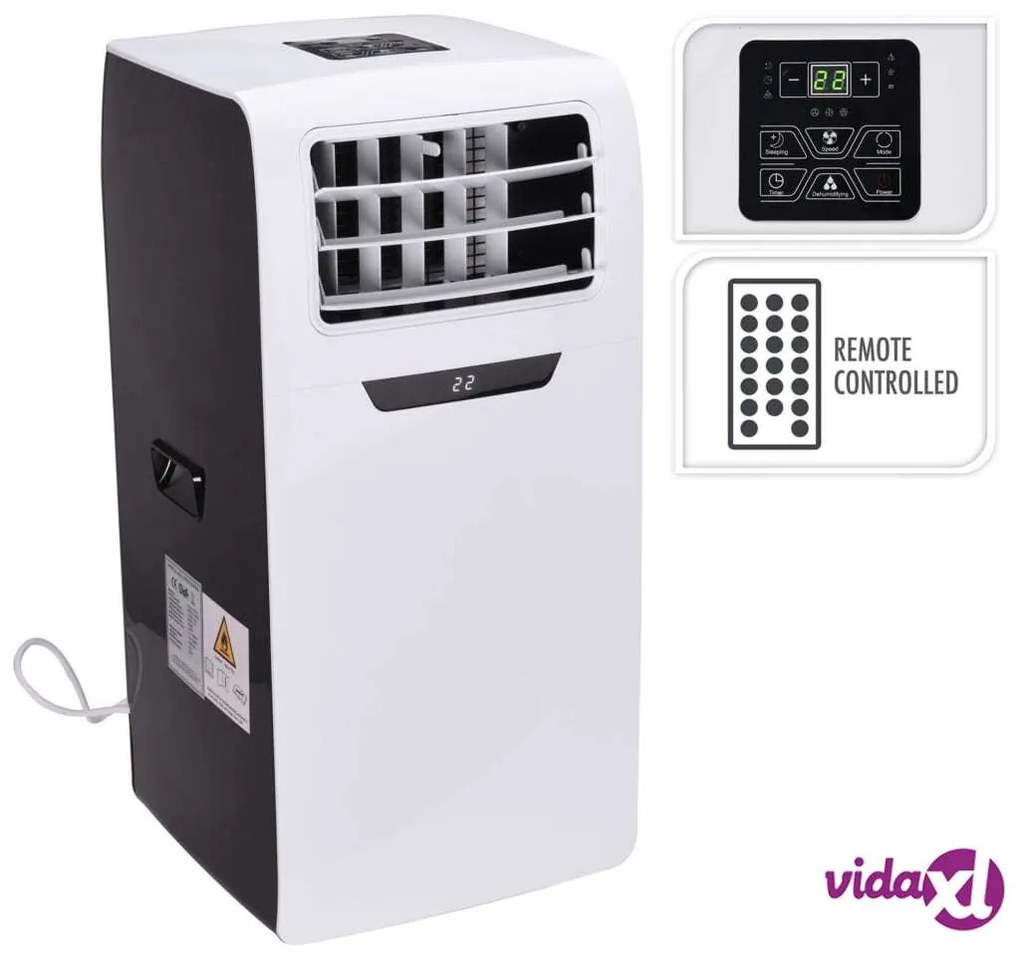 Excellent Electrics Climatizzatore 2600W con Telecomando Bianco e Nero