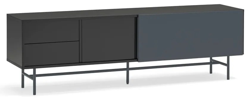 Tavolo TV nero-antracite 180x56 cm Nube - Teulat