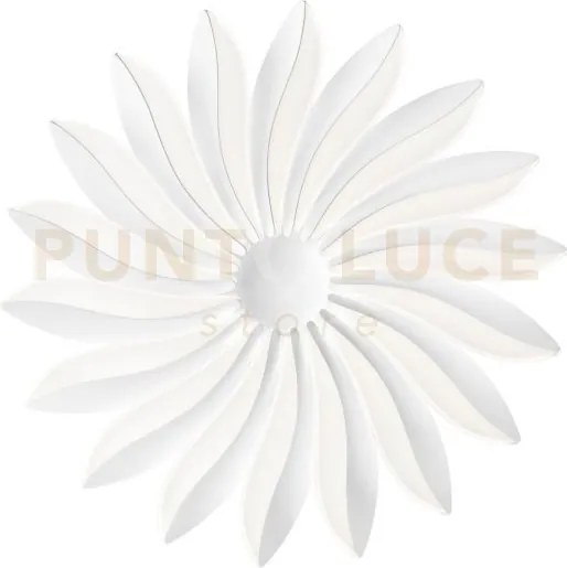 Plafoniera led sunrise bianca 100w 11700lm 4000k dimmerabile 61,5x6...