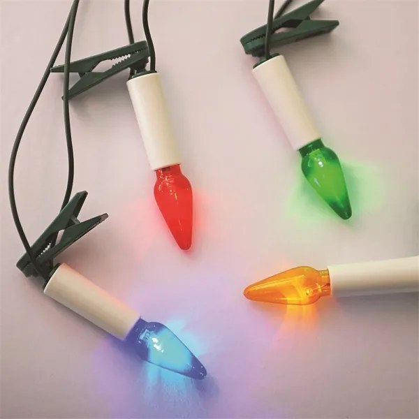 Catena natalizia FELICIA 16xE10 13,5m multicolor