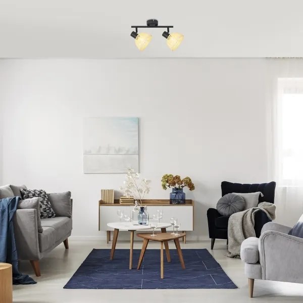 Rabalux 3134 - Faretto RATTAN 2xE14/15W/230V rattan