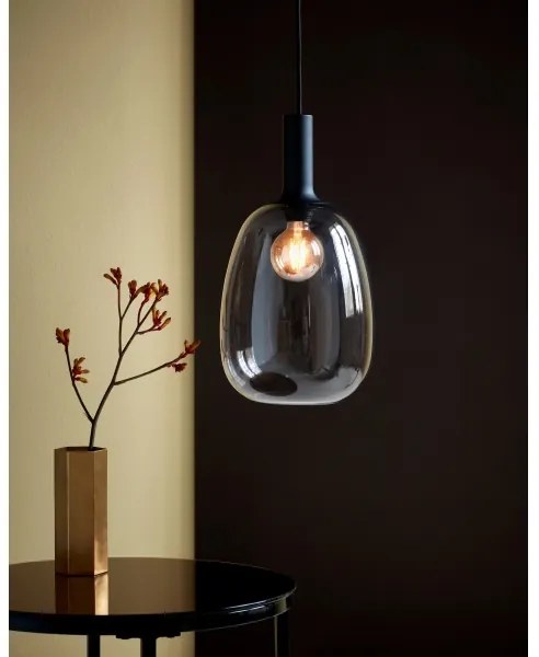 Nordlux - Lampadario a sospensione con filo ALTON 1xE27/60W/230V nero