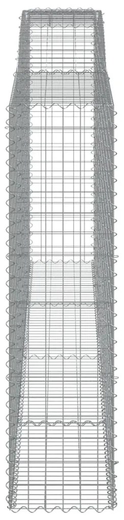 Cesti Gabbioni ad Arco 8 pz 400x50x180/200 cm Ferro Zincato