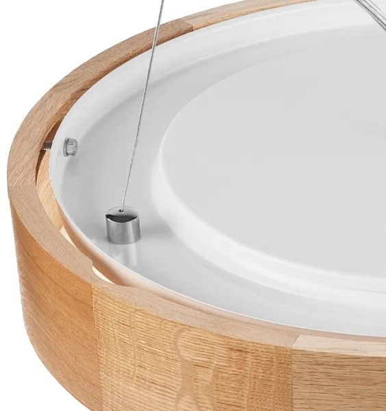 Brilagi - Lampadario LED Carvalho 3xE27/60W/230V, quercia Ø 47,5 cm