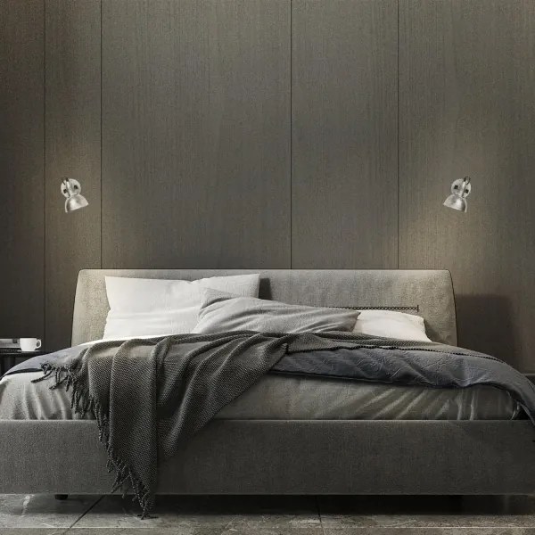 Briloner 2049-014 - Faretto da parete RETRO 1xE14/40W/230V grigio