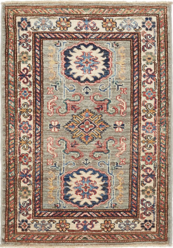 Kazak Tappeto orientale 90x60 (Pakistan) Annodato A Mano