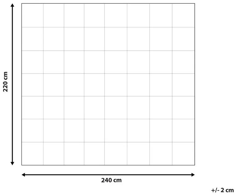 Piumino in piuma di anatra extra caldo 240 x 220 cm HARAMOSH Beliani
