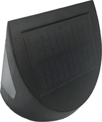 Lampada da parete solare LED con sensore LED/3W/3,7V 1200 mAh IP54 nero