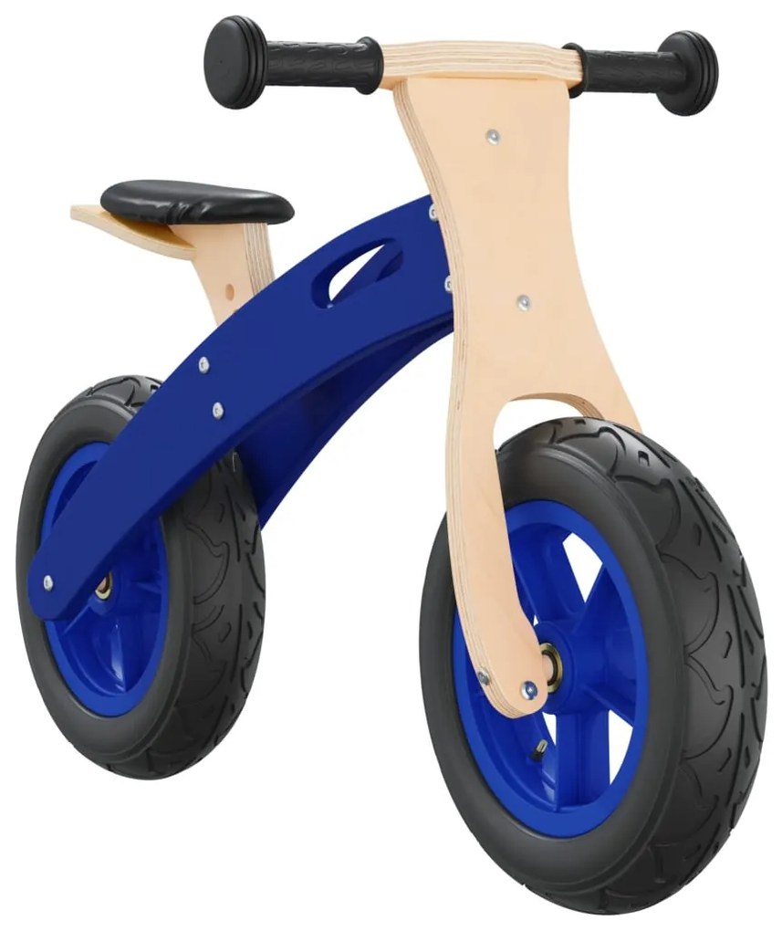 Bicicletta Senza Pedali per Bambini con Pneumatici Aria, Blu