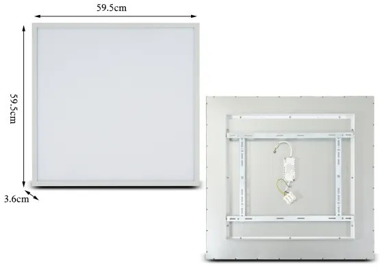 Brilagi - Plafoniera LED SLIMFRAME LED/58W/230V 60x60 cm bianco