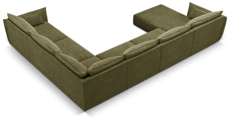 Divano angolare verde (angolo destro) Vanda - Mazzini Sofas