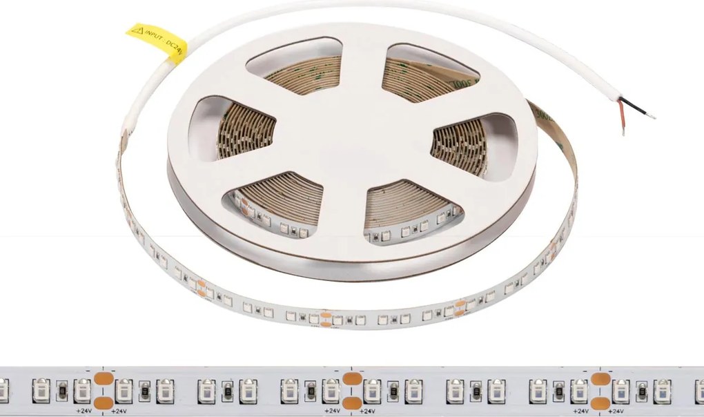 Striscia LED 24V 144W/m Luce Gialla - IP54 - 5 metri