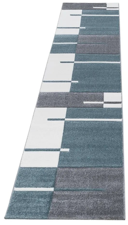 Passatoia blu-grigio 80x300 cm Hawaii - Ayyildiz Carpets
