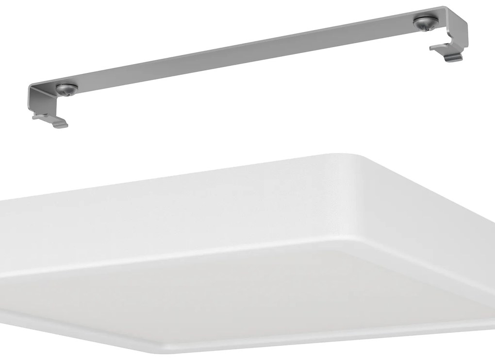 Plafoniera Moderna Fueva 5 In Acciaio Bianco Led Integrato 17W 3000K Ip20