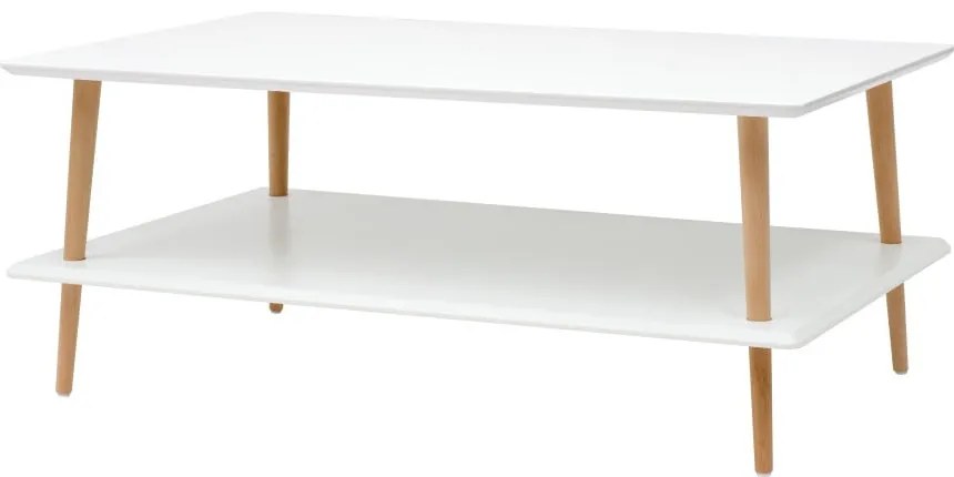 Tavolino bianco con base ribassata KORO Koro - Ragaba