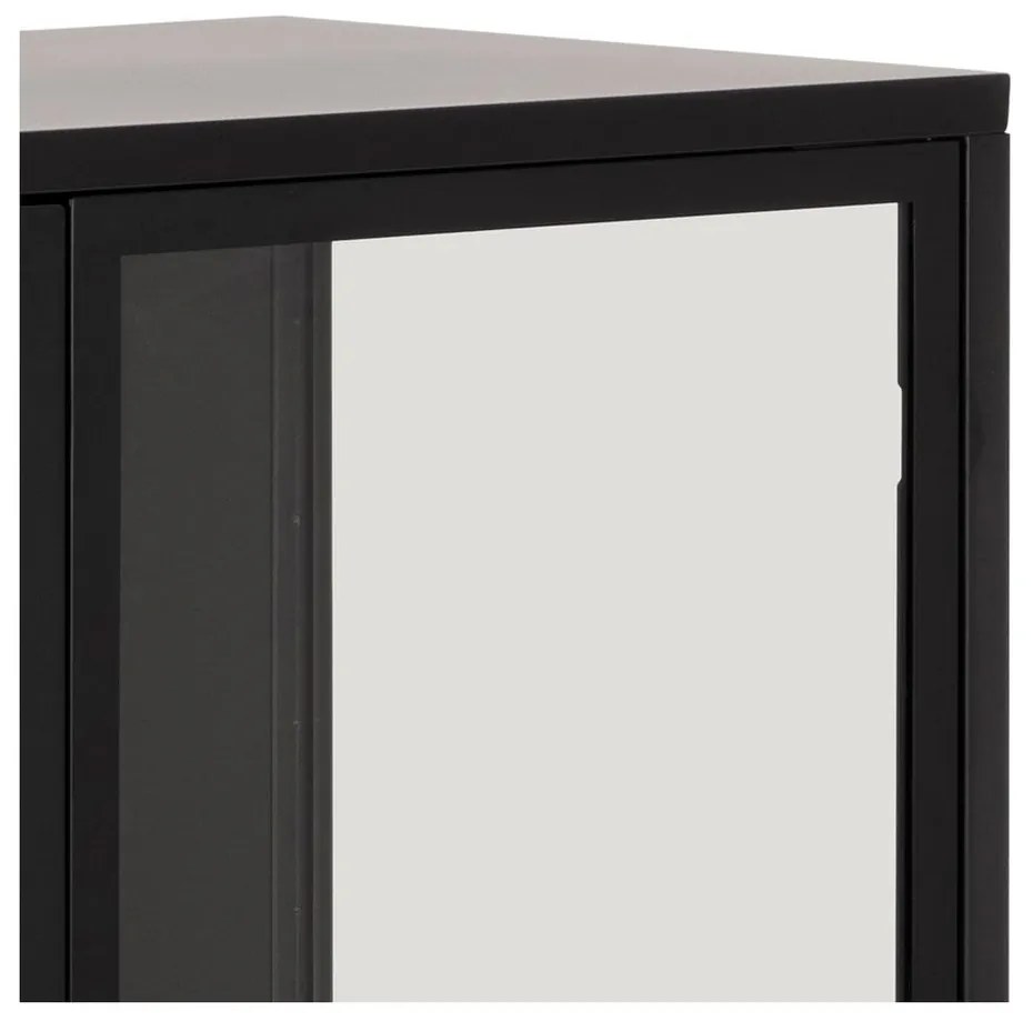 Vetrina in metallo nero 80x99 cm Newcastle - Actona