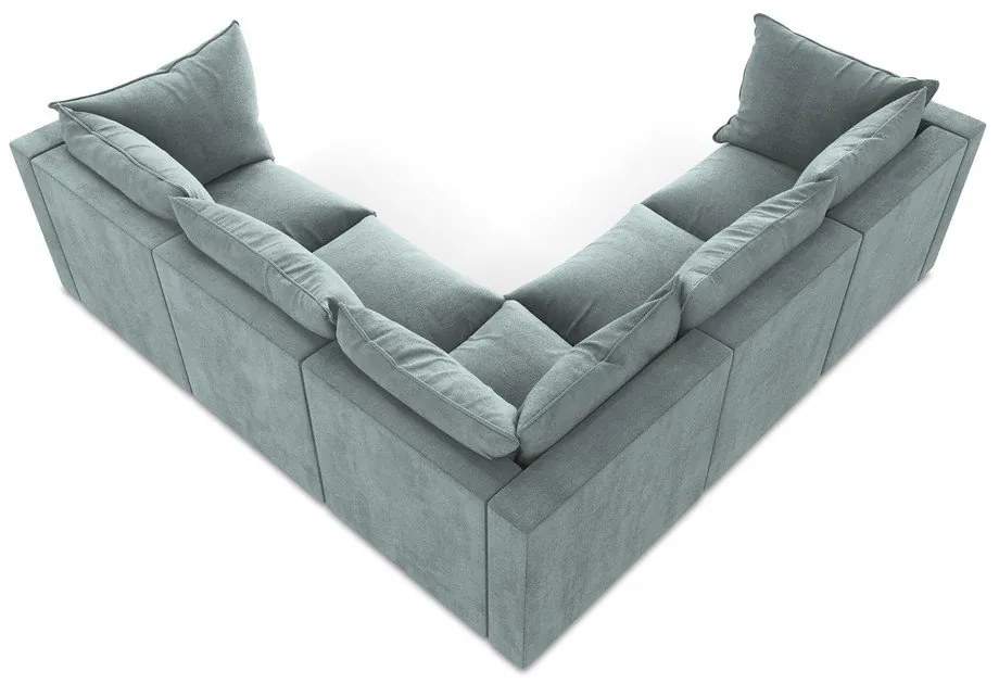 Divano angolare blu Manao – Makamii