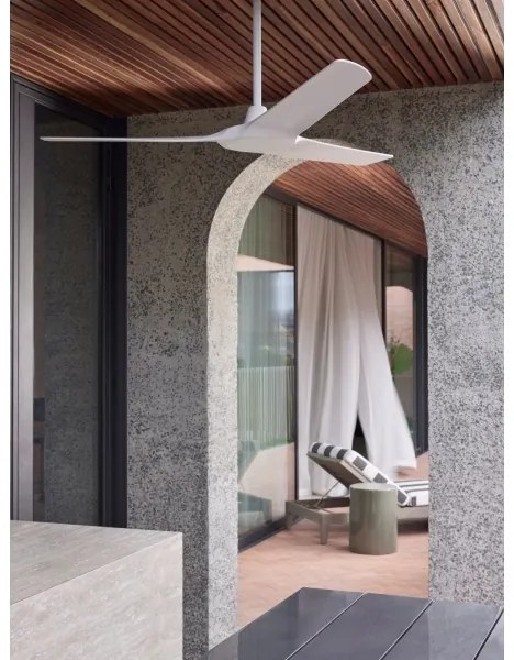 Lucci Air 21321549 - Ventilatore da soffitto ABYSS diametro 142 cm IP66 bianco + +TC