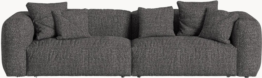 Divano componibile 4 posti in bouclé Martina, larg. 320 cm