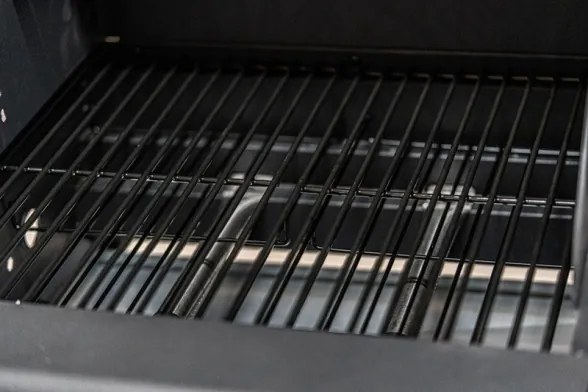 Barbecue a gas in acciaio inox con pietra lavica 3 fuochi e piastra in ghisa Ke Grill