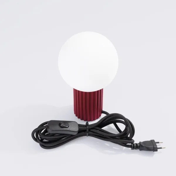 Sollux SL.1751 - Lampada da tavolo HALO 1xG9/8W/230V diametro 12 cm rosso