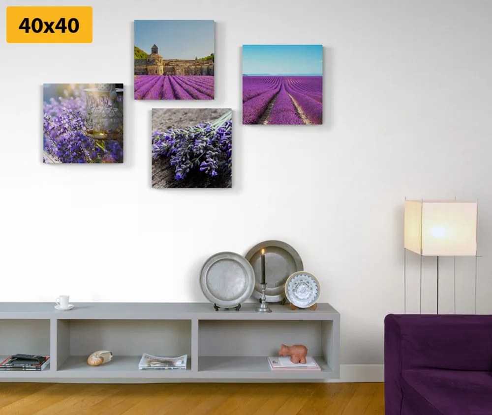 Set di quadri – Bella lavanda