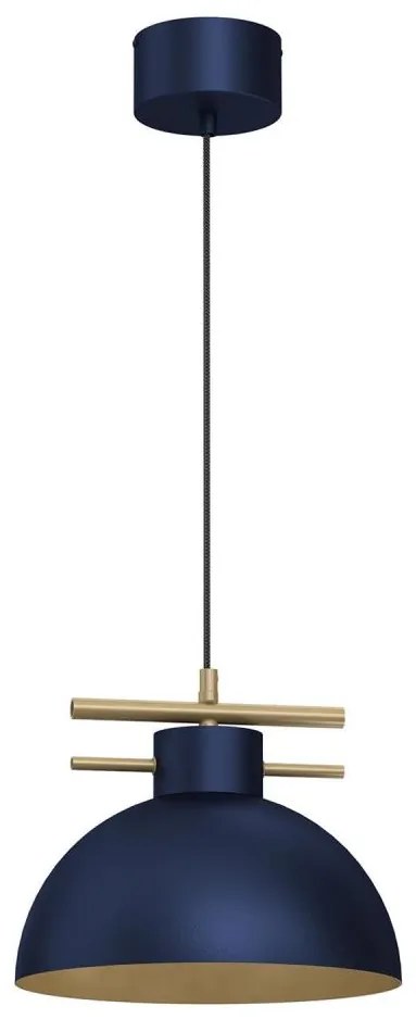 Lampadario a sospensione con filo ESTATE 1xE27/15W/230V blu