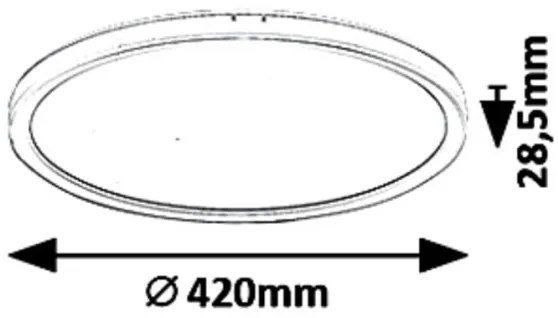 Rabalux 3428 - Plafoniera LED dimmerabile PAVEL LED/22W/230V
