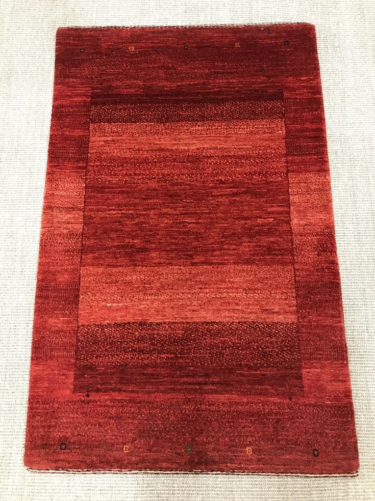 Loribaft Tappeto persiano 130 x 80 Rosso (Iran) Annodato A Mano