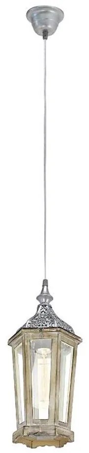 Eglo 49206 - Lampadario KINGHORN 1xE27/42W/230V