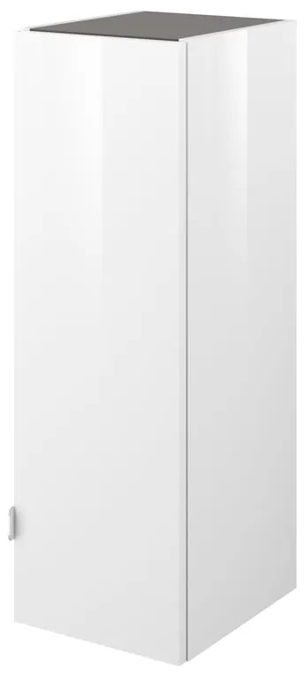 Pensile bagno Neo bianco SENSEA, 1 anta apertura da destra P 35 x L 30 x H 90 cm con 2 mensole regolabili