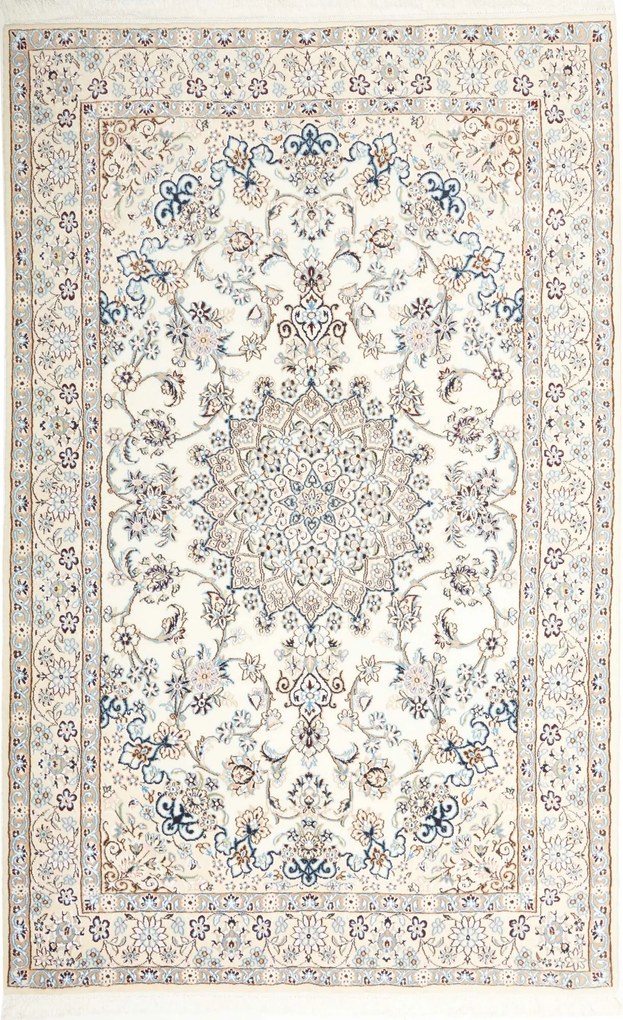 Nain Tappeto 210 x 130 Beige (Iran) Annodato A Mano