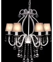 Lampadario con 2300 Cristalli Bianchi cod mxl 40786