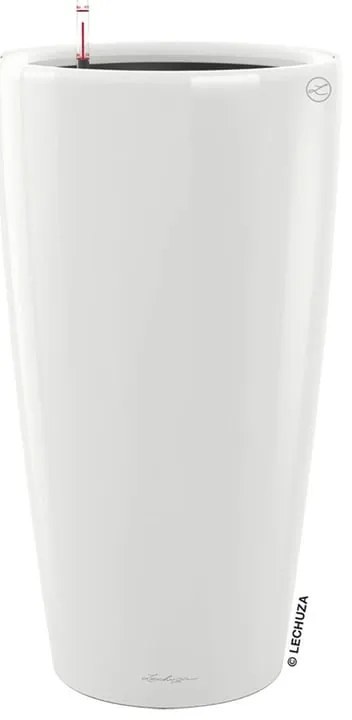 Vaso per piante e fiori Rondo Premium LECHUZA in polipropilene bianco H 75 cm Ø 40 cm