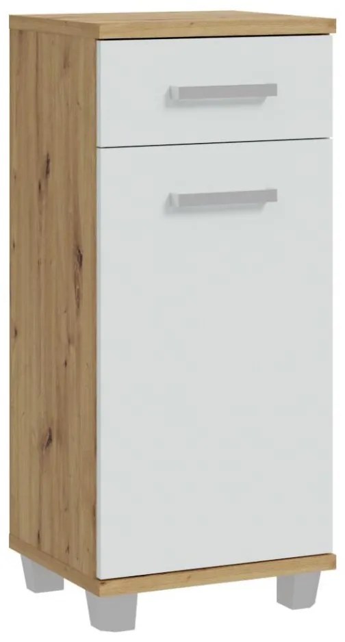 Mobile bagno VENOM bianco/rovere Artisan